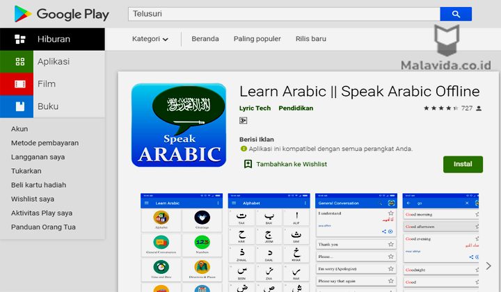 Rekomendasi Aplikasi Bahasa Arab Speak Arabic