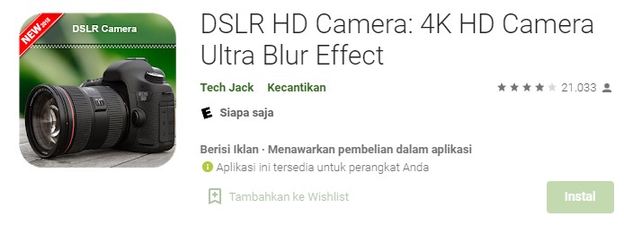 DSLR Camera HD Ultra Profesional