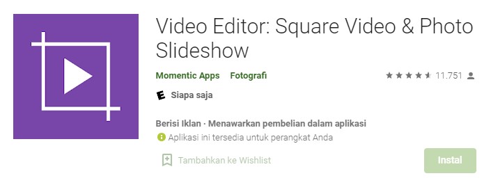 Square Video Editor
