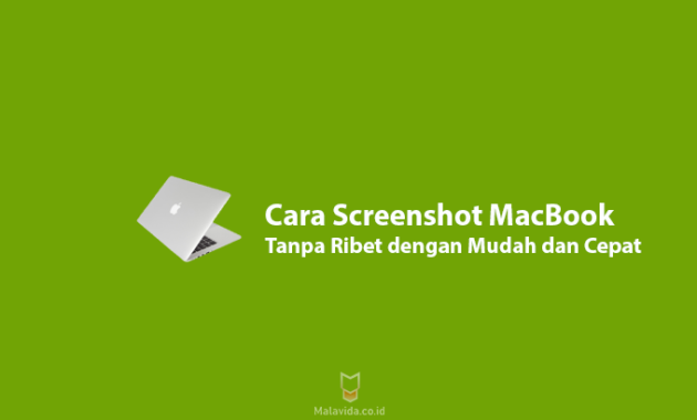 Cara Screenshot MacBook