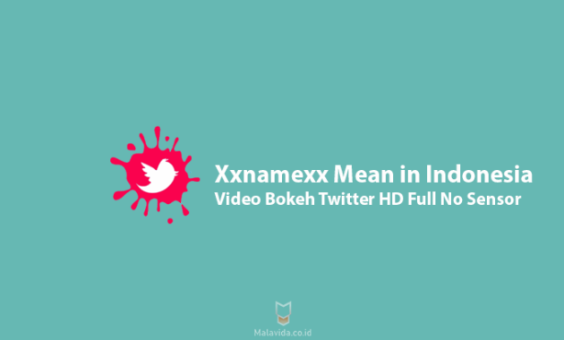 Xxnamexx Mean in Indonesia